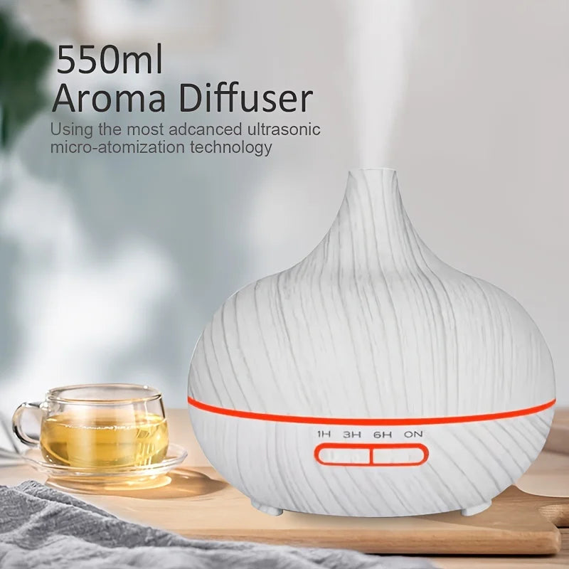 Ultrasonic Cool Mist Aromatherapy Diffuser with LED