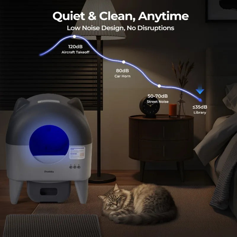 Automatic Large Cat Litter Box