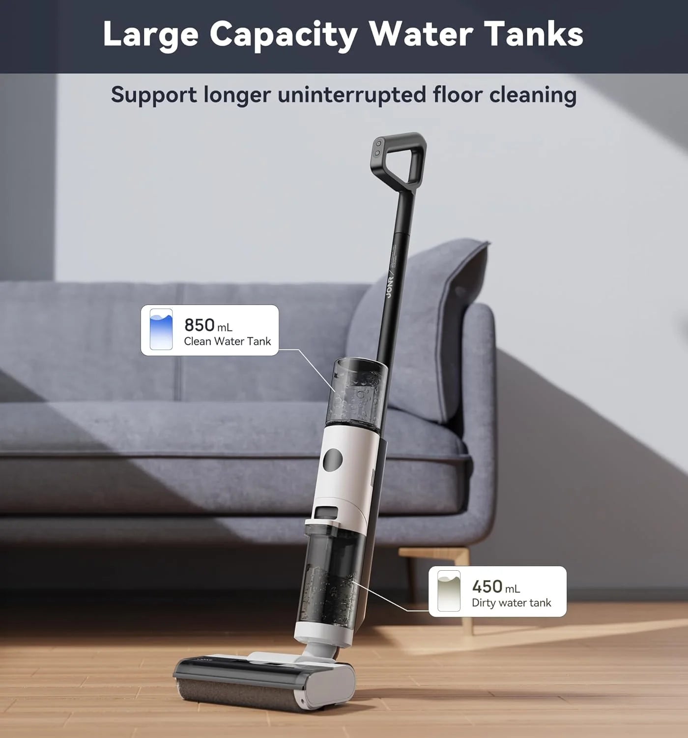 JONR ED12 Cordless Wet Dry Floor Cleaner