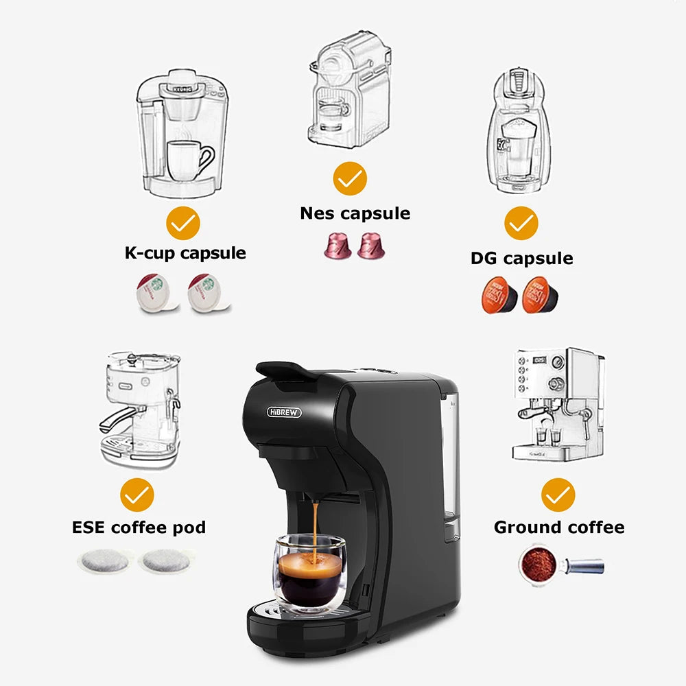 HiBREW 4-in-1 Hot Cold Coffee Maker