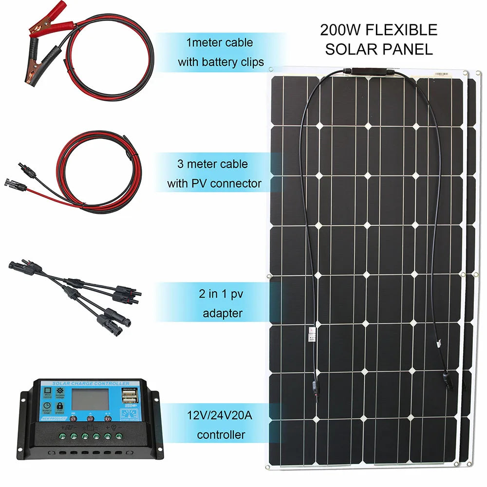 100W Flexible Solar Panel