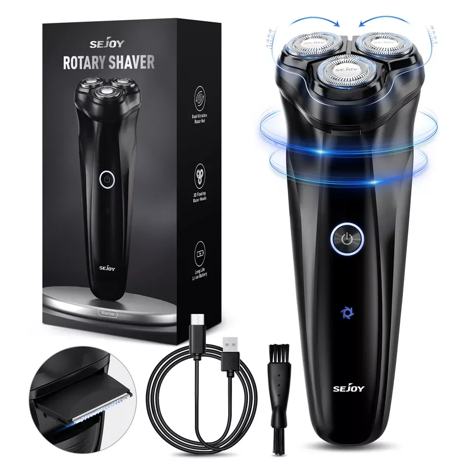 SEJOY 3D Rotary Electric Razor for Men