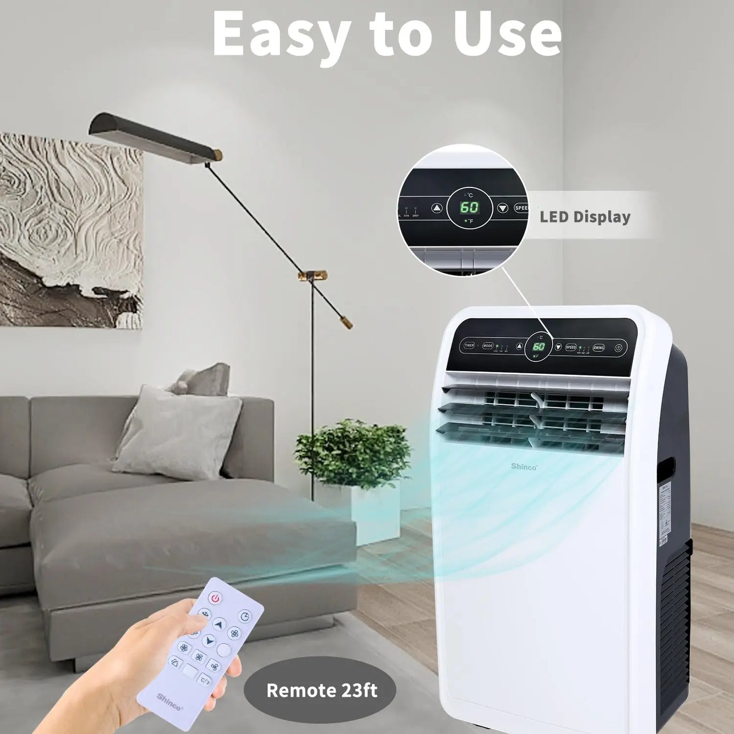 Shinco 12000 BTU Portable Air Conditioner