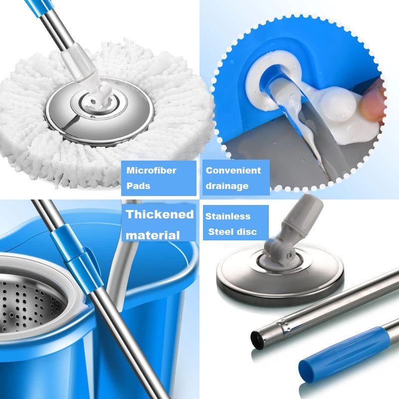 Spin Mop and Bucket Cleaning System