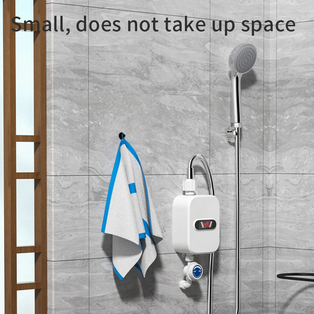 Stainless Steel Instant Bathroom Shower Water Heater