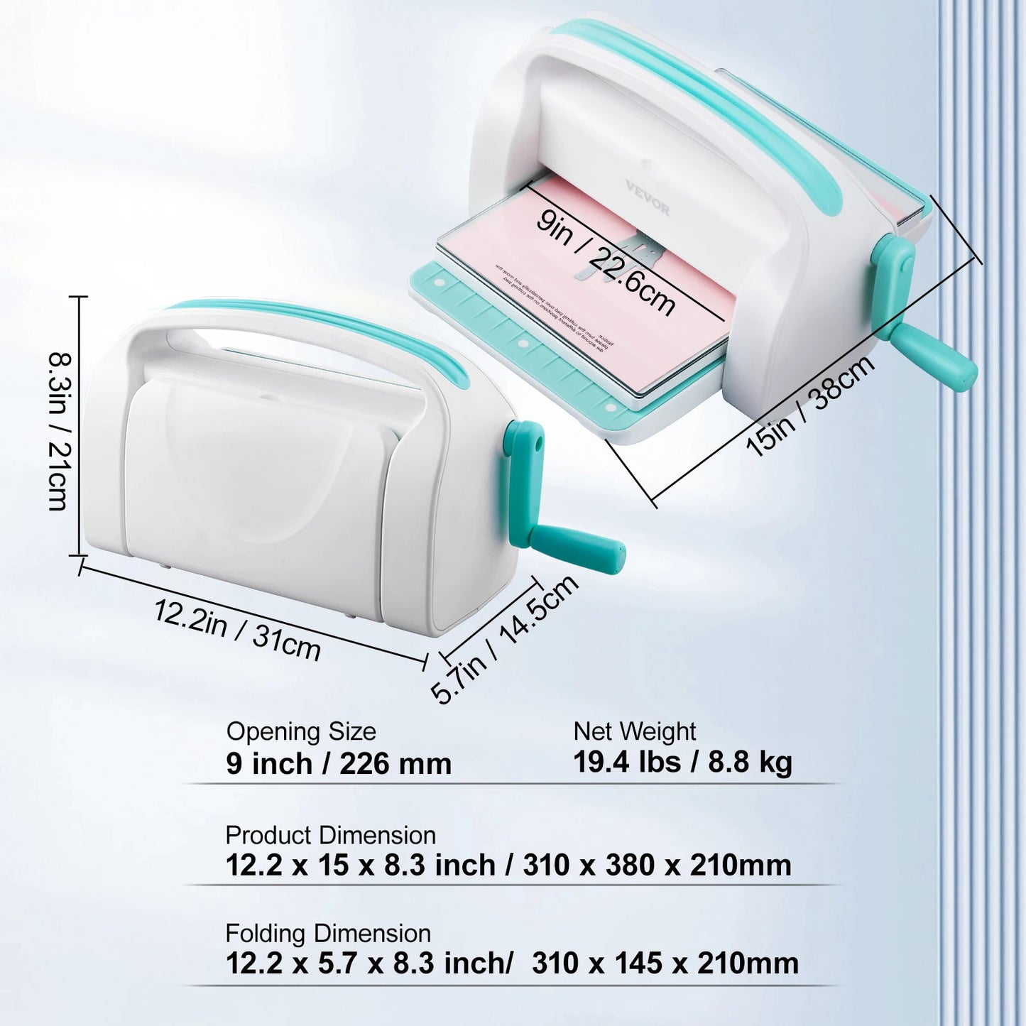 SucceBuy Manual Die Cutting Embossing Machine