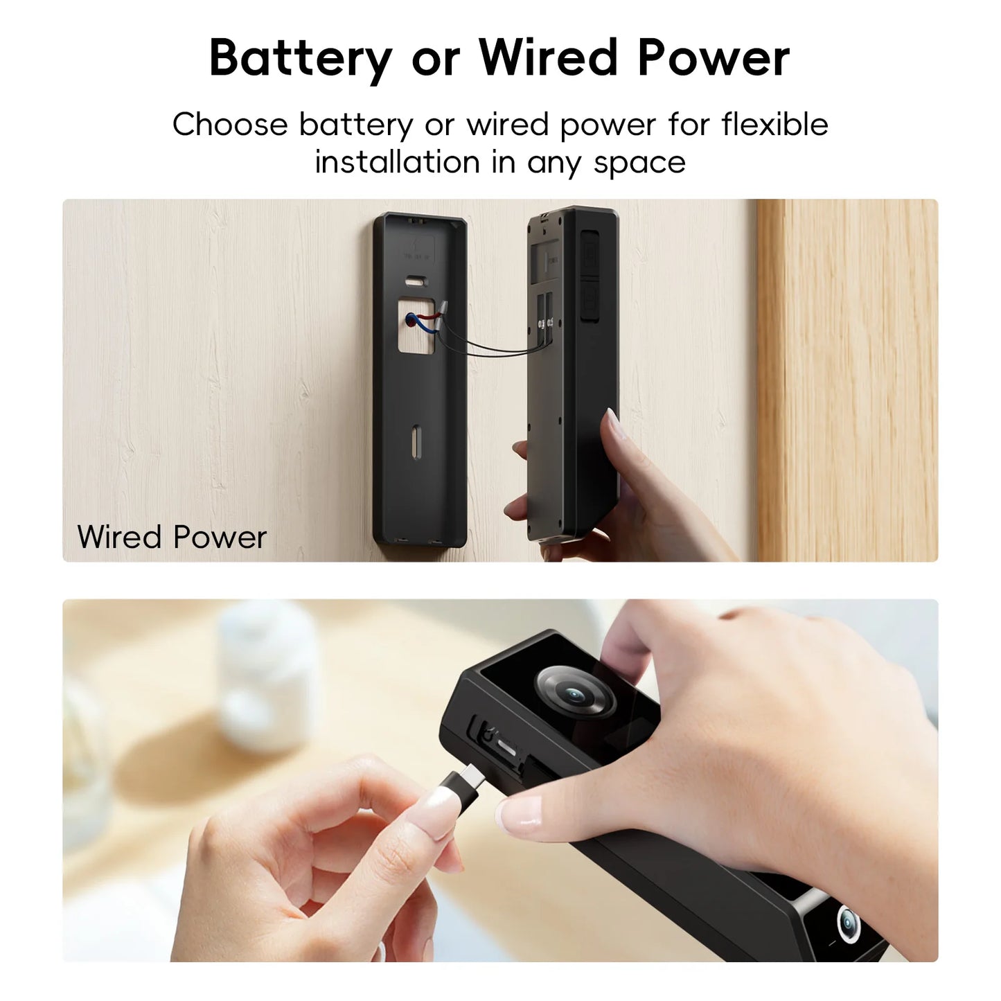 ZUMIMALL Dual Lens Wireless Video Doorbell