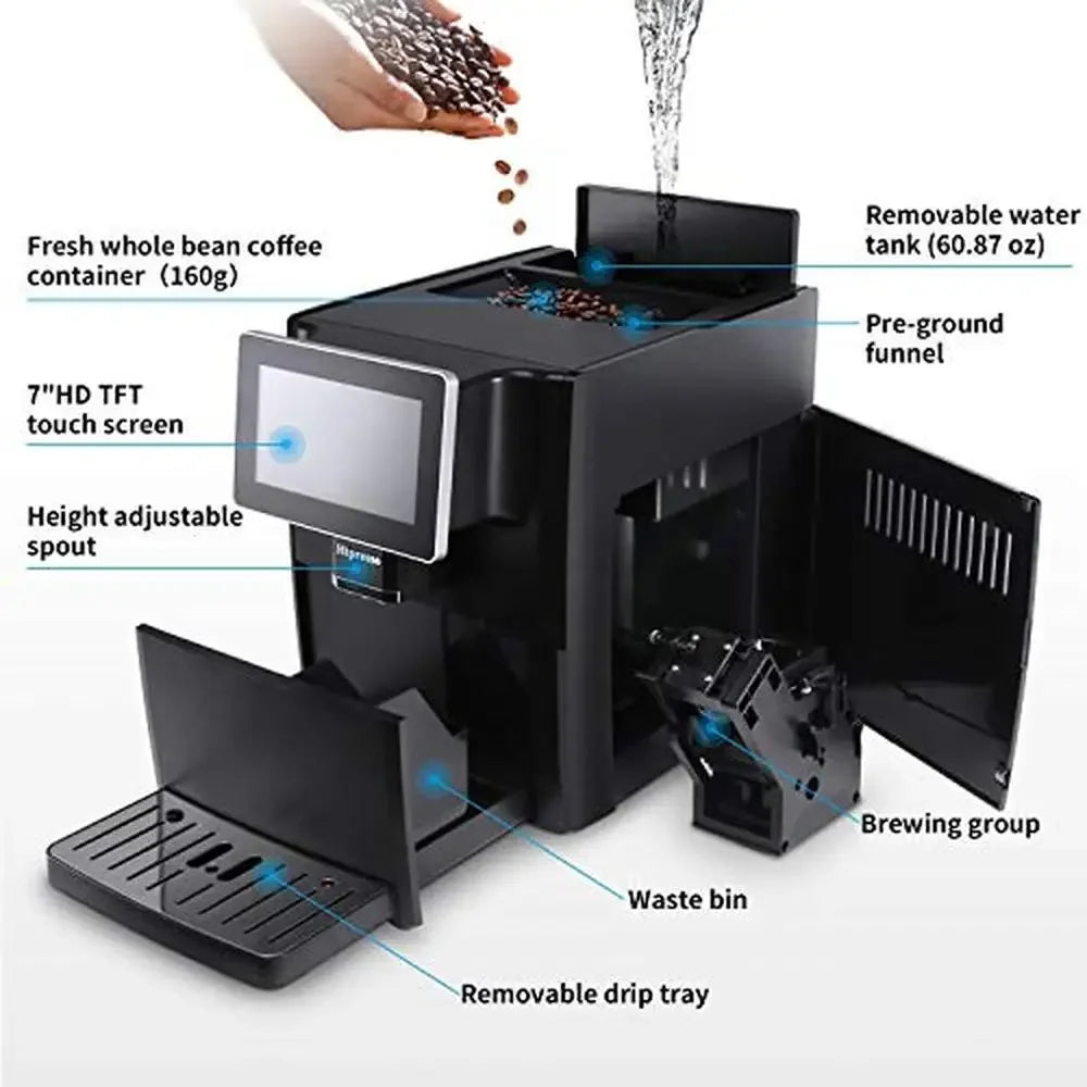 Super Automatic Espresso Machine with Milk Frother