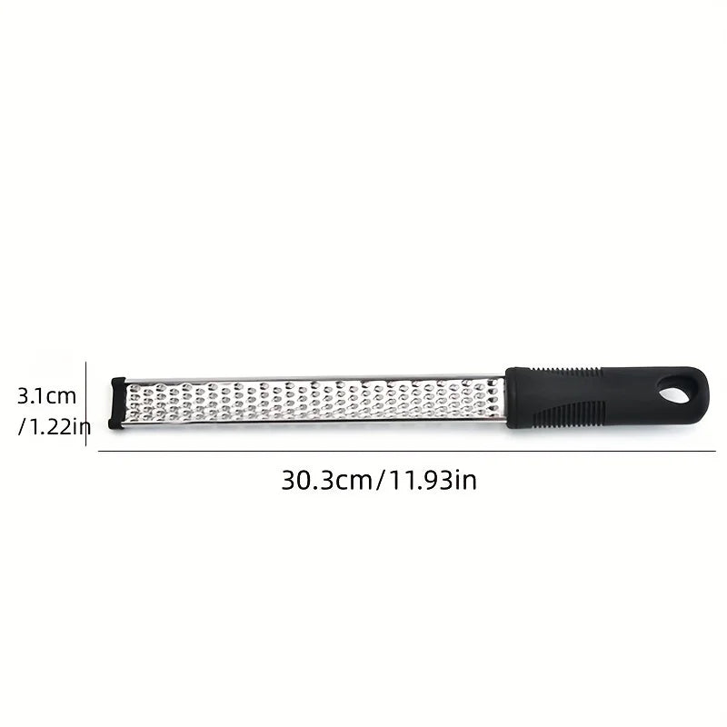 Stainless Steel Cheese Grater with Ergonomic Handle