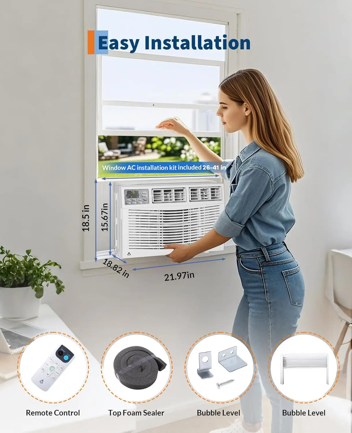 Smart 8000 BTU Window Air Conditioner