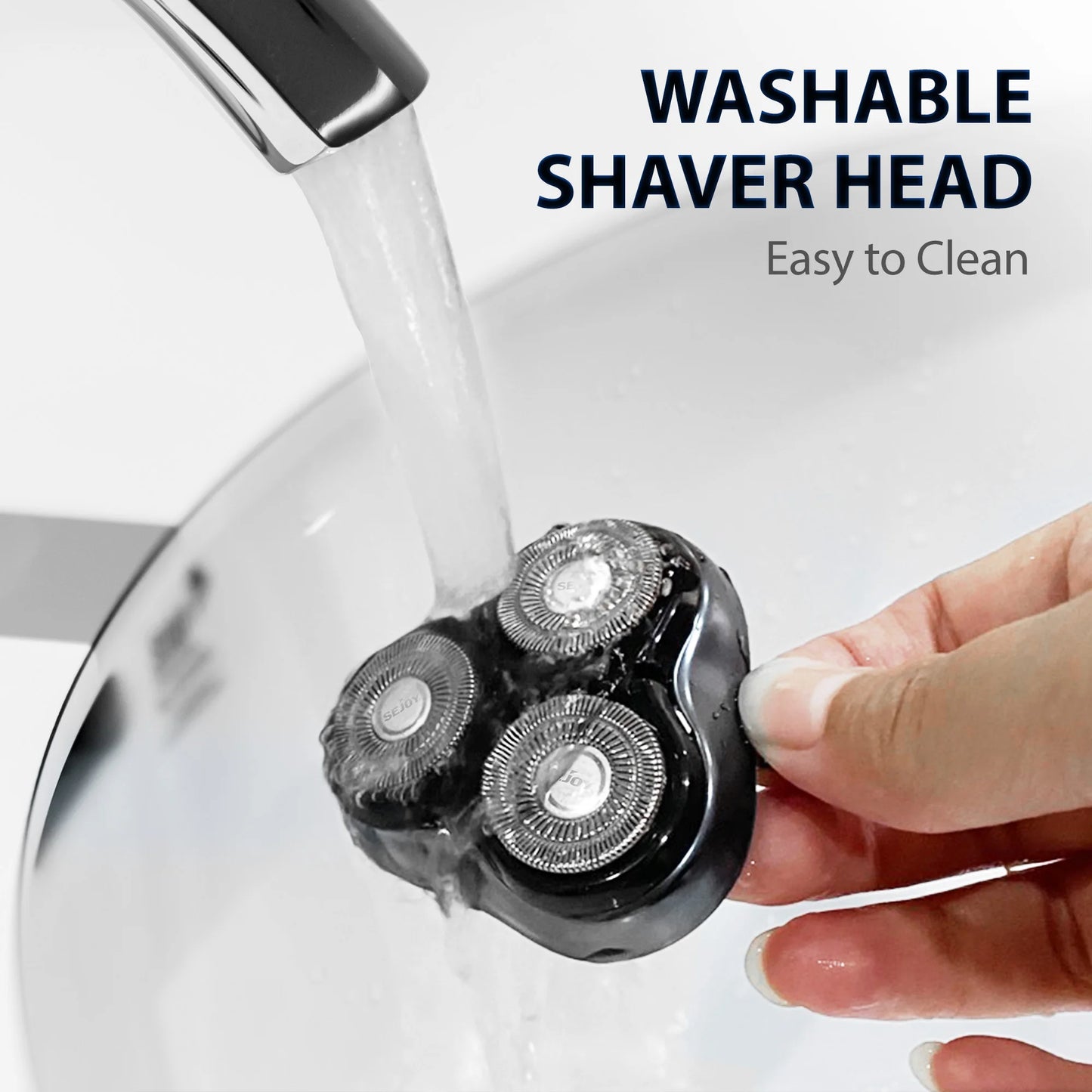 Sejoy 2-in-1 3D Electric Rotary Shaver