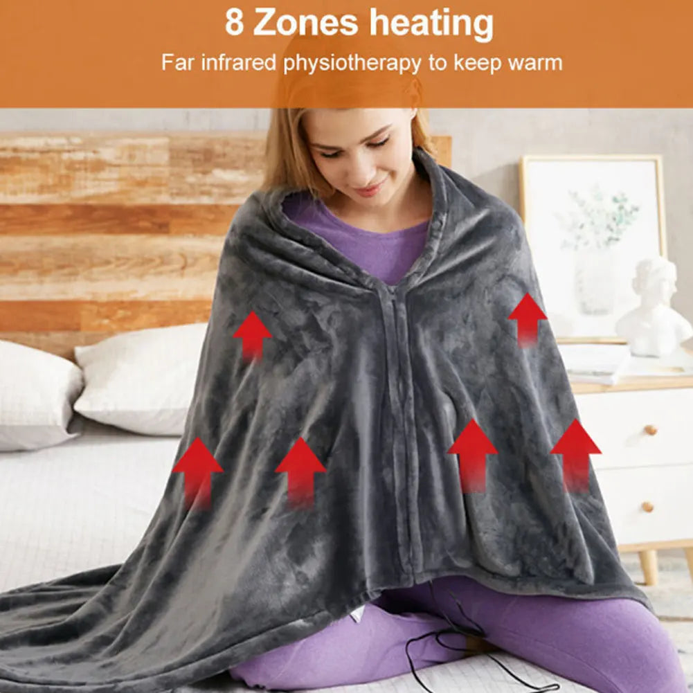 USB Electric Heated Blanket with Three Levels