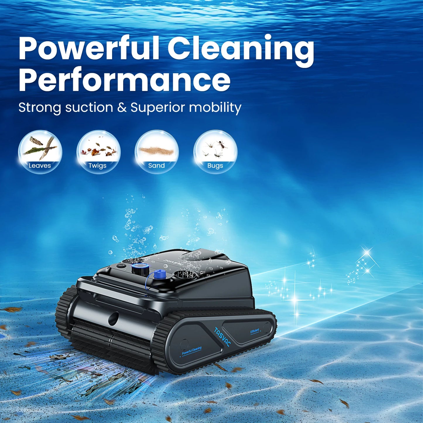 Cordless Robotic Pool Cleaner for Inground Pools