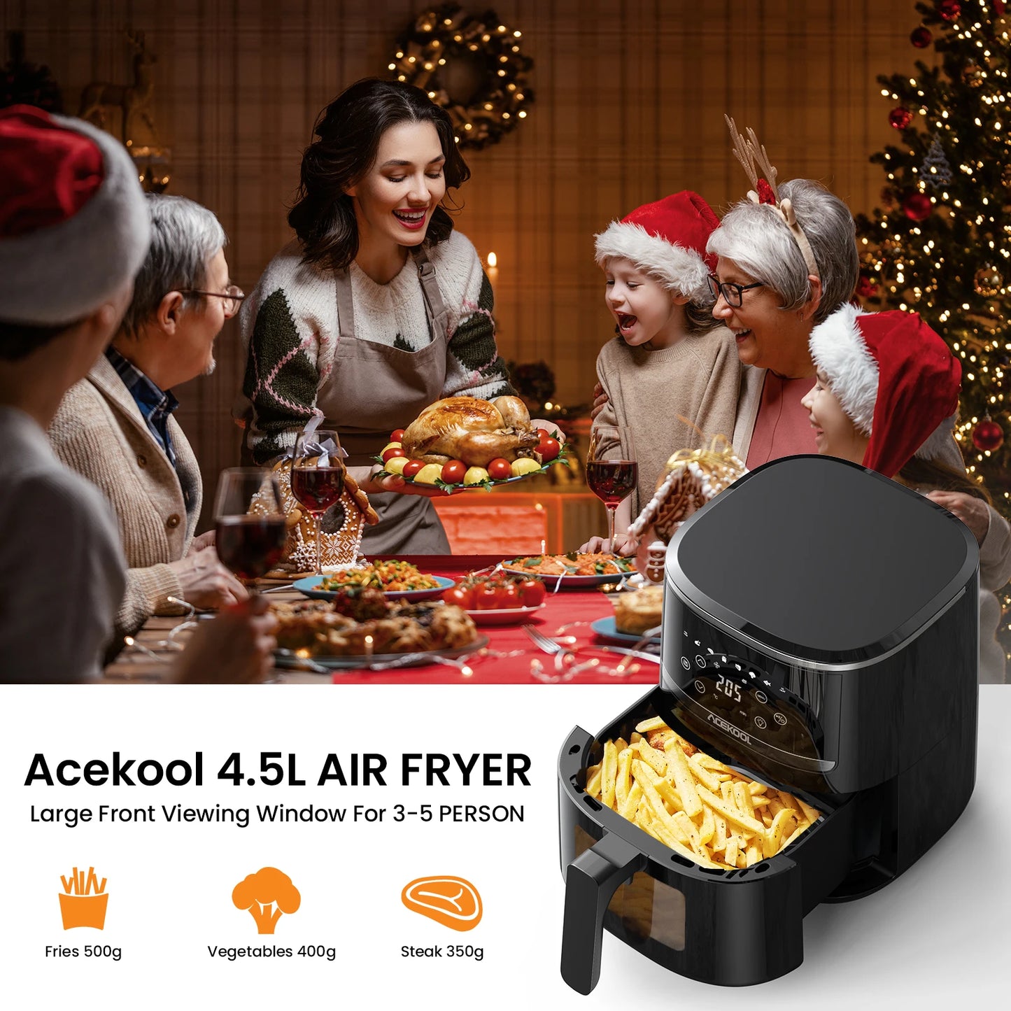 5-Quart Digital Air Fryer Toaster Oven