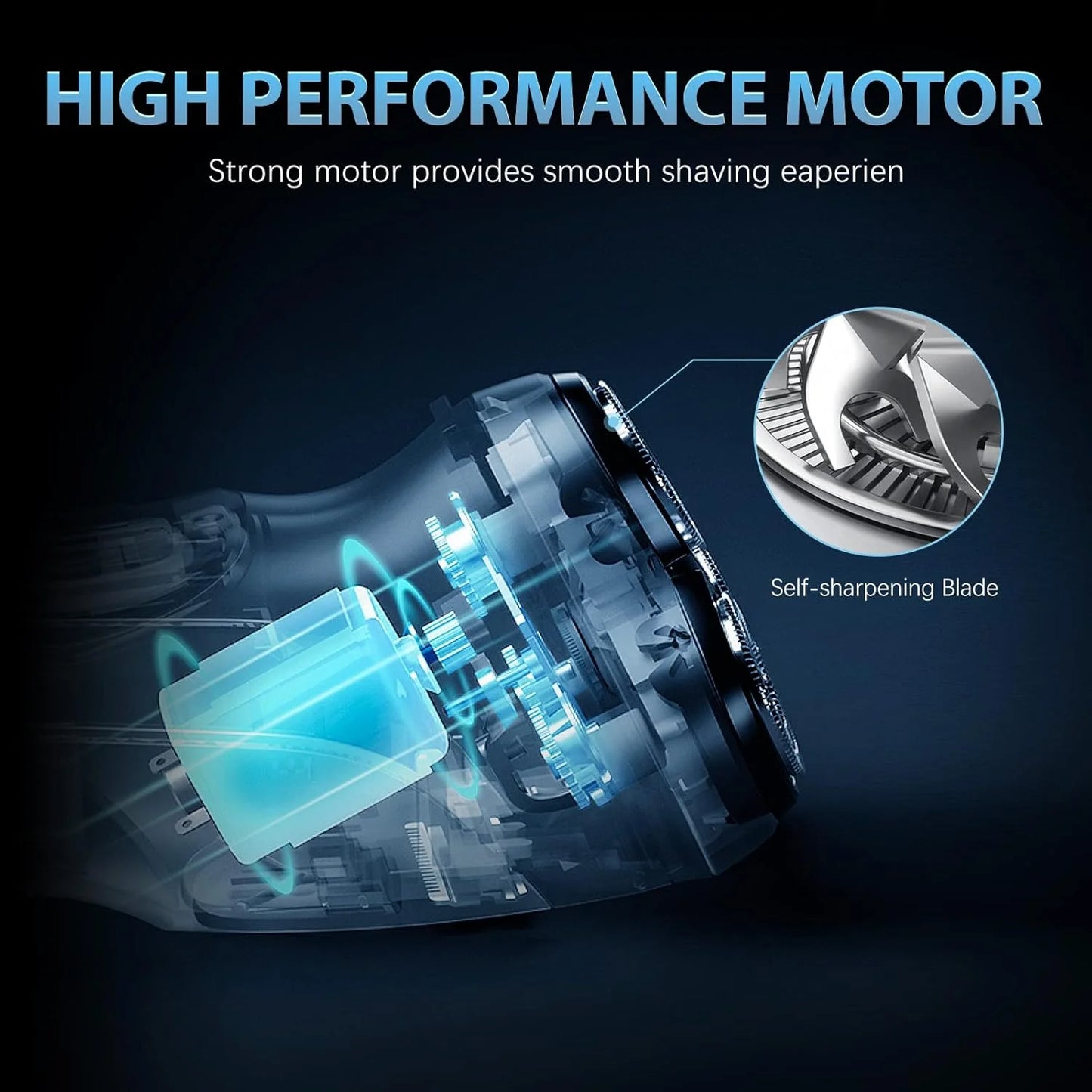 Sejoy Rechargeable Electric Razor for Men Shaving