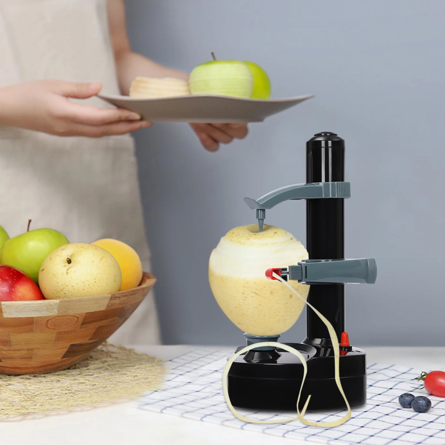 Electric Vegetable and Fruit Peeler Machine