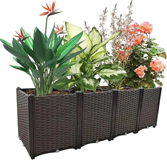 Large Elevated Planters for Outdoor Gardening