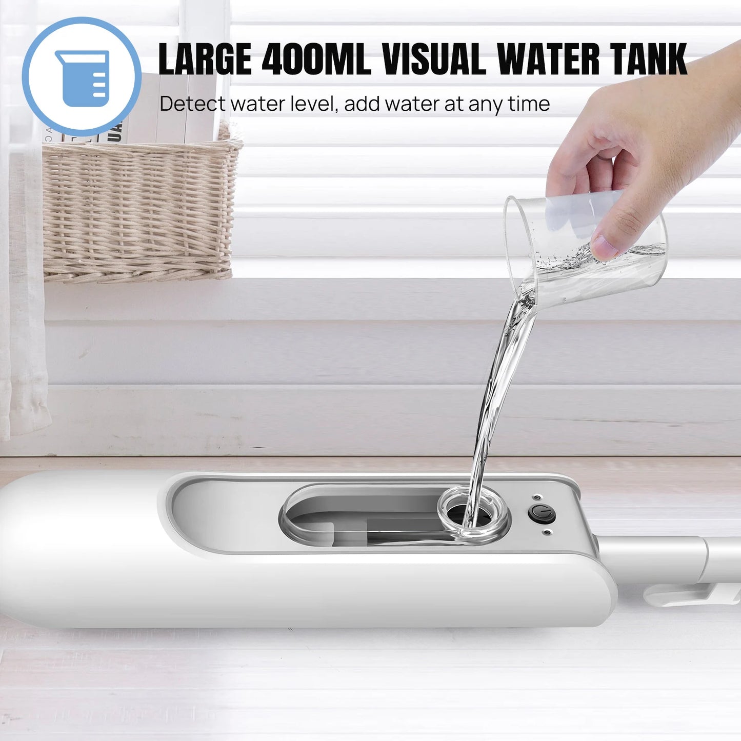 DayPlus Powerful 1500W Steam Mop Cleaner