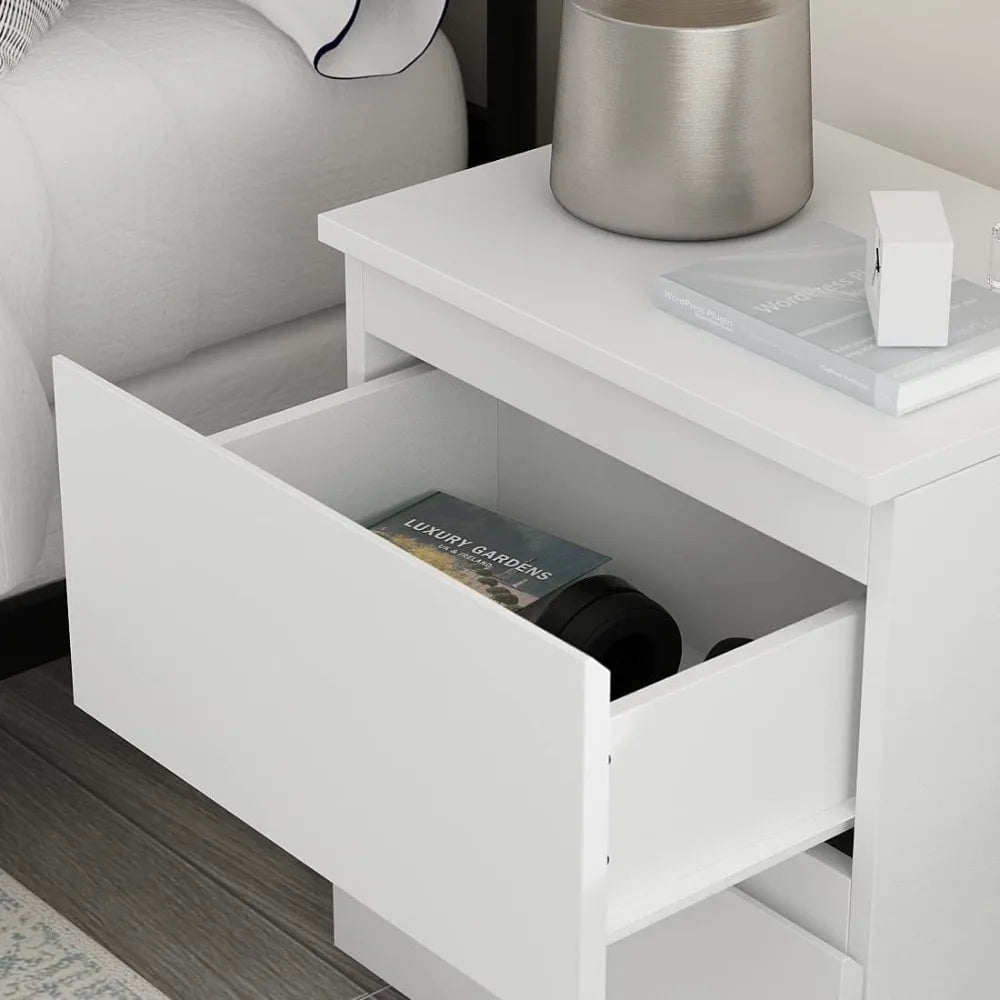 Nightstands Set of 2 with Drawers