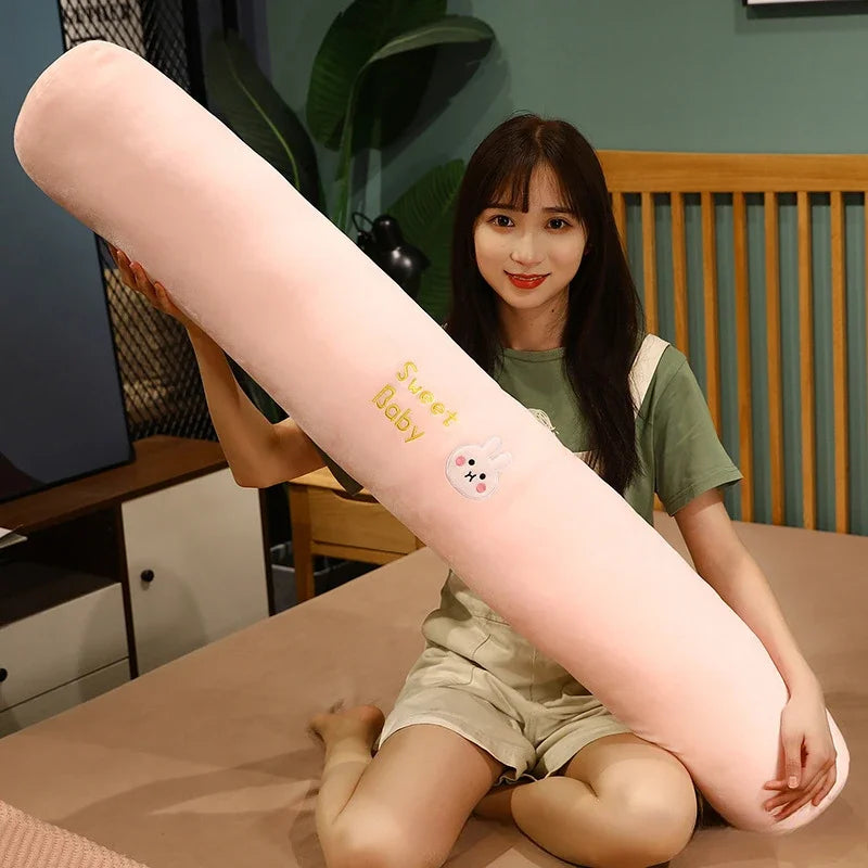 Multi-Functional Long Pillow for Comfortable Sleep Support