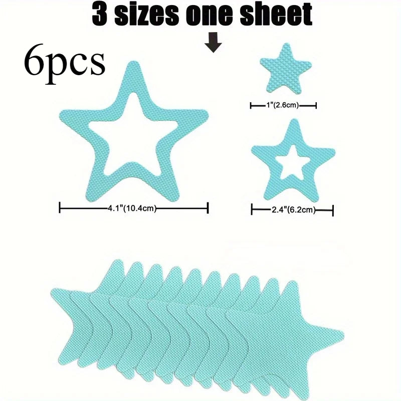 Star Shaped Waterproof Non-Slip Bathtub Stickers