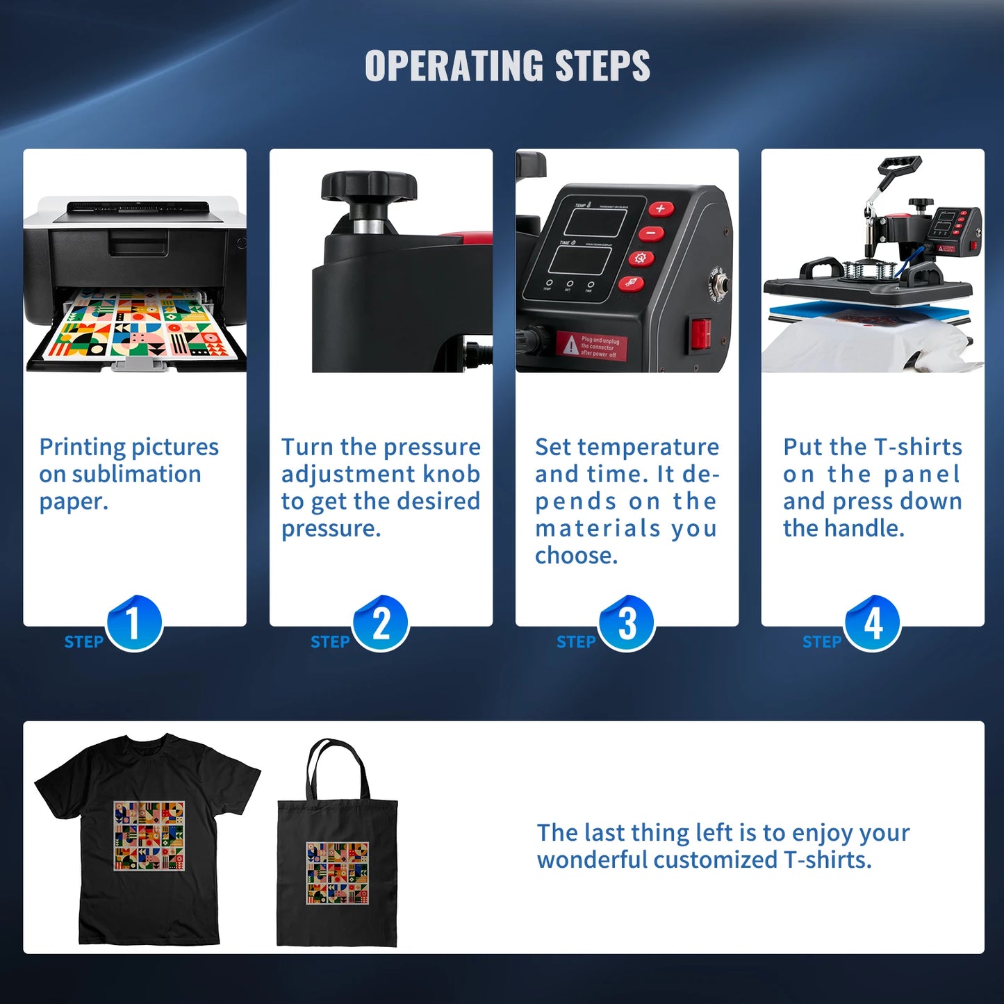 SucceBuy 5in1 Heat Press Machine Sublimation