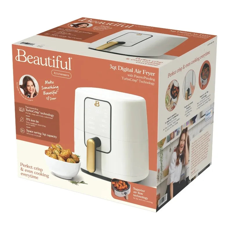 Drew Barrymore 3-Quart TurboCrisp Air Fryer