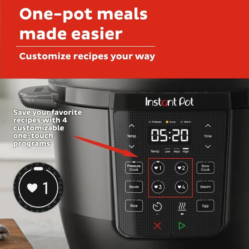 Instant Pot RIO 6Qt Multi-Cooker Pressure Cooker