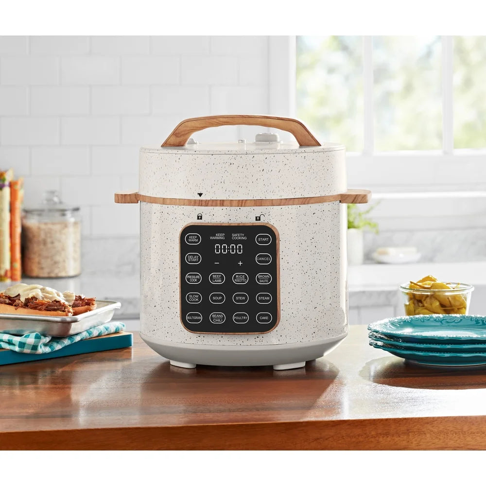 Linen 6Qt Touch Control Pressure Cooker