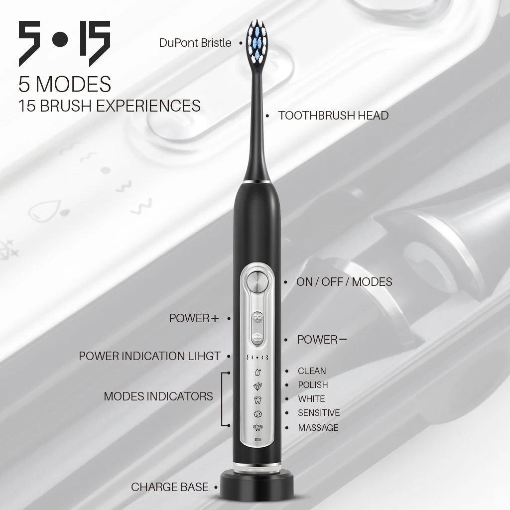 SUBORT S7 Sonic Electric Toothbrush with Timer