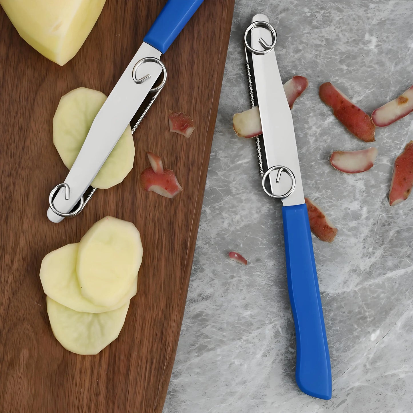 Swivel Peeler and Carving Knife Set