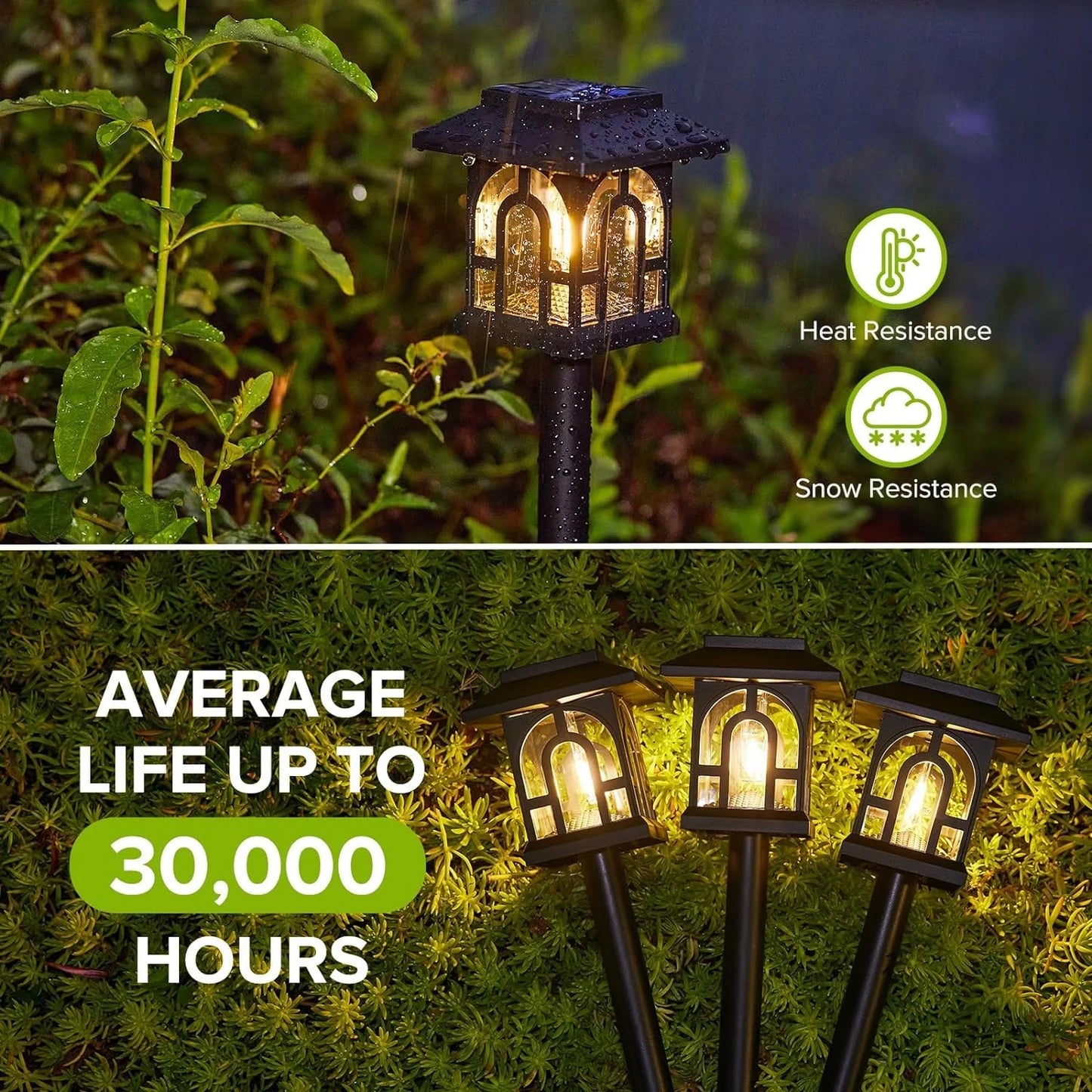 Solar Pathway Lights Outdoor Yard