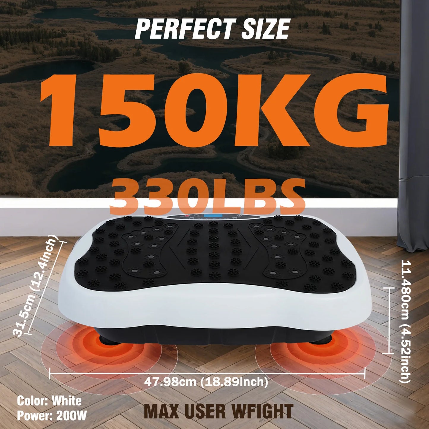 Full Body Vibration Plate Exercise Machine