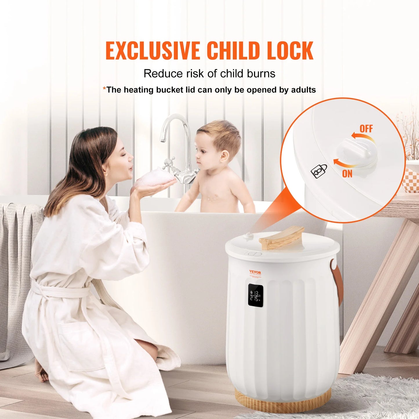 SucceBuy Large 20L Bathroom Towel Warmer