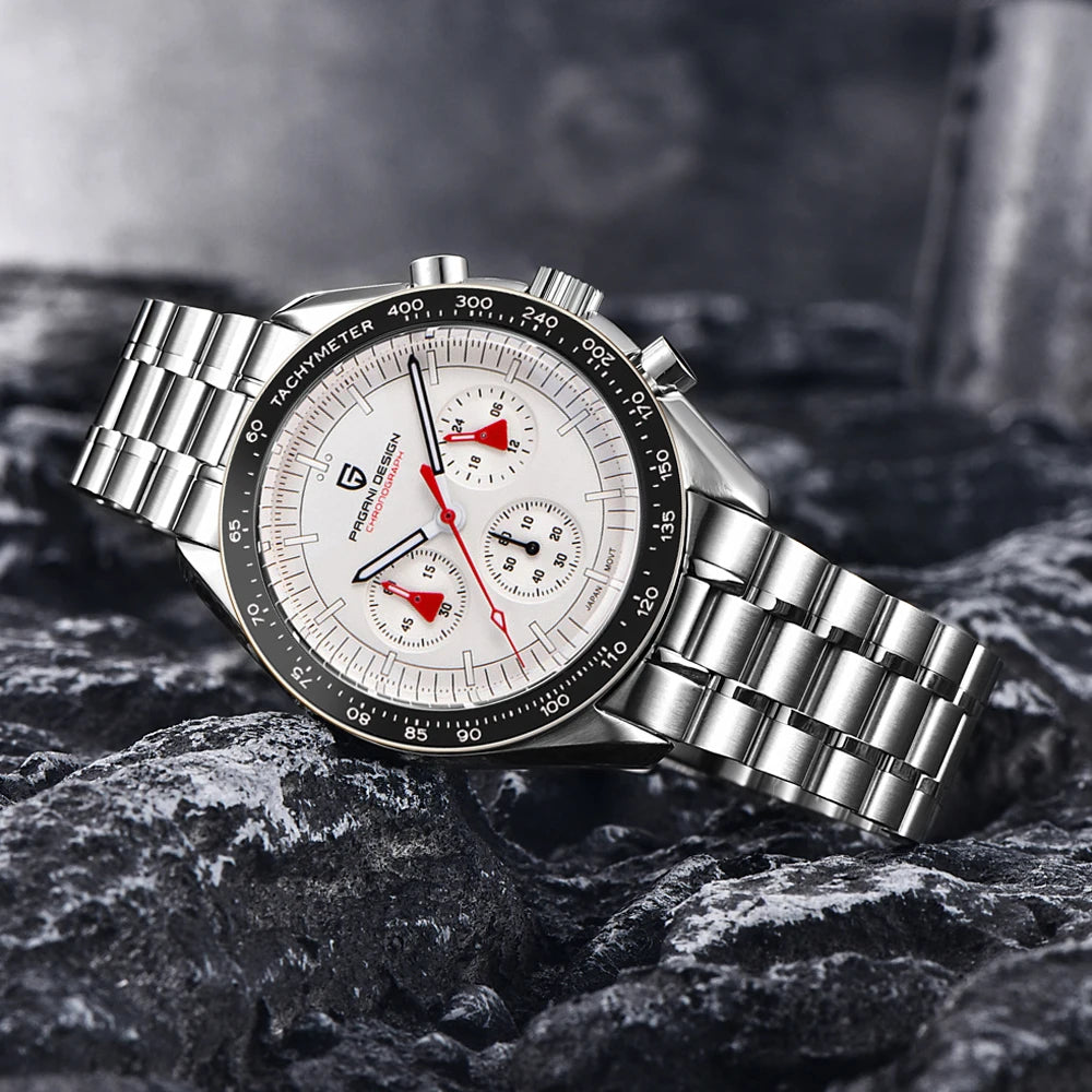 PAGANI Design Sport Panda Chronograph Luxury Watch