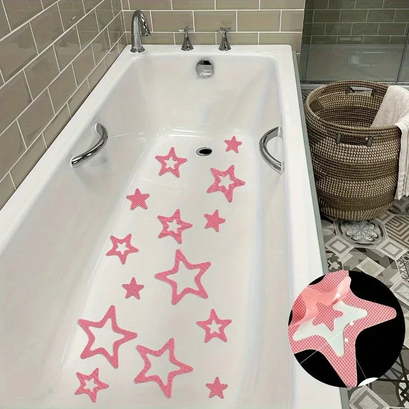 Star Shaped Waterproof Non-Slip Bathtub Stickers