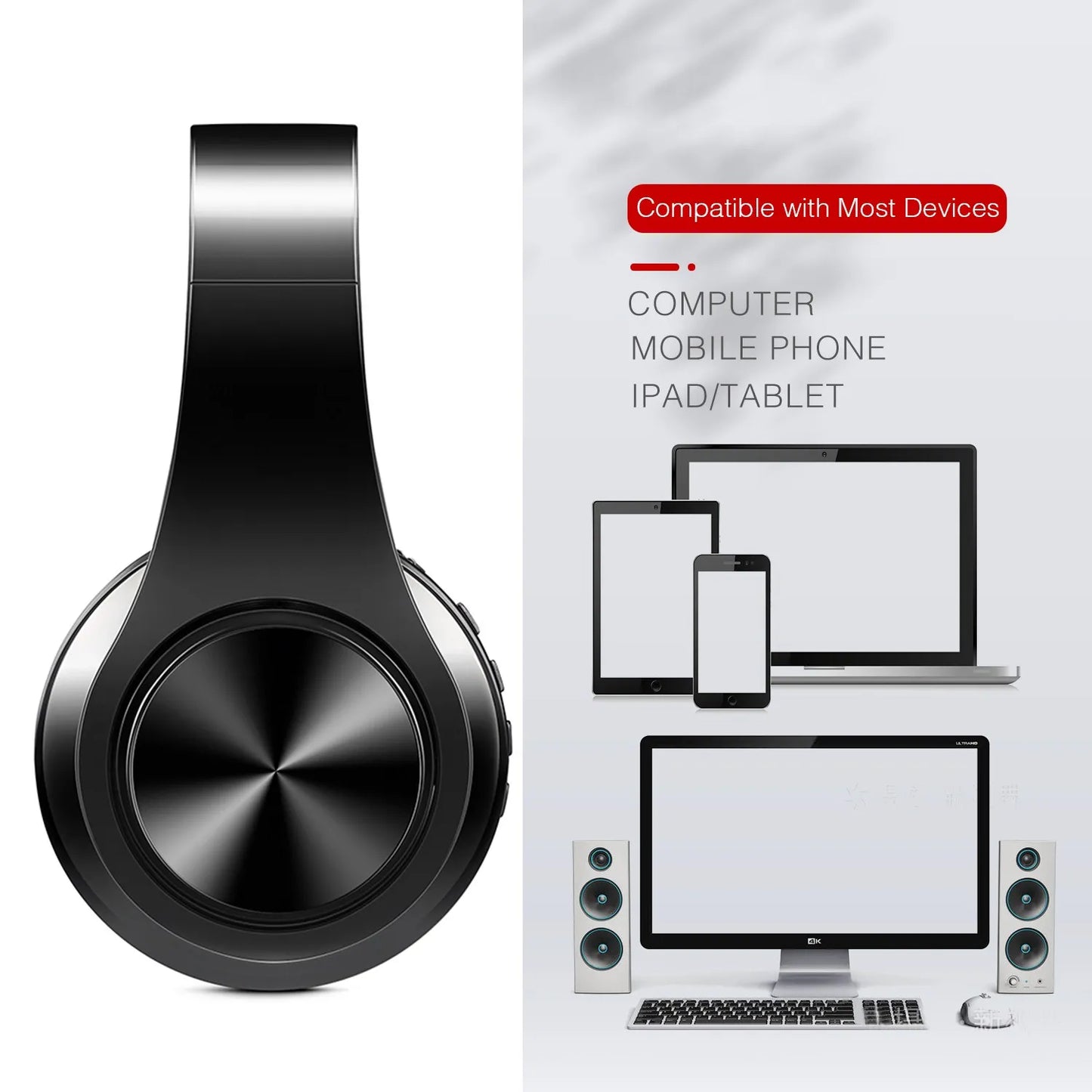 2025 Wireless Bluetooth Headphones with Mic Stereo