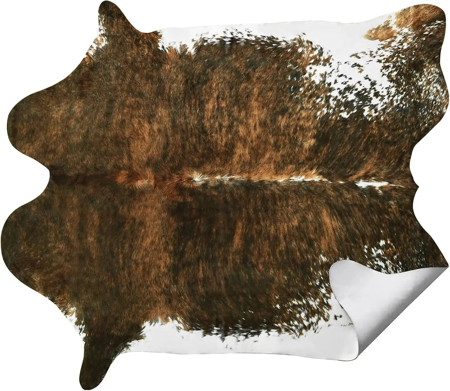 Faux Fur Cow Print Rug Bedroom Decor