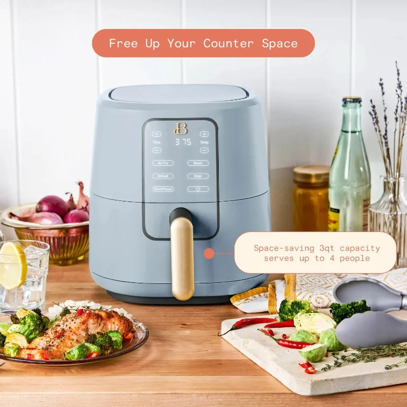 Cornflower Blue 3Qt TurboCrisp Air Fryer