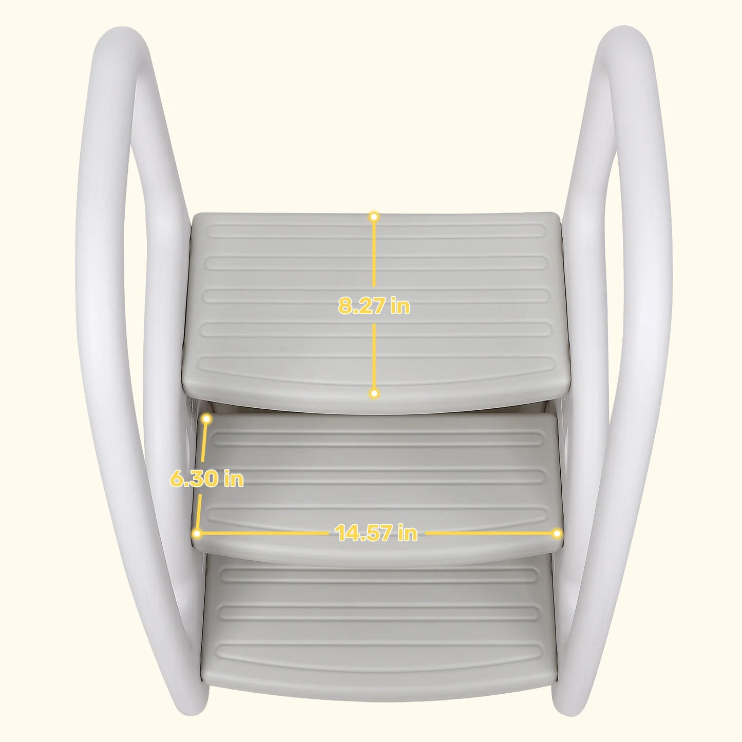 Toddler 3-Step Stool with Handles
