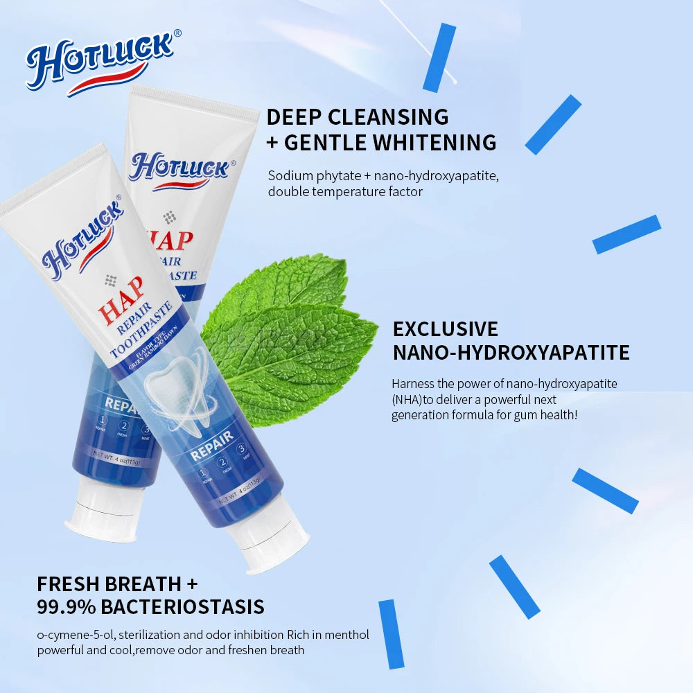 Hotluck Fluoride Free Hydroxyapatite Toothpaste Sensitive Whitening