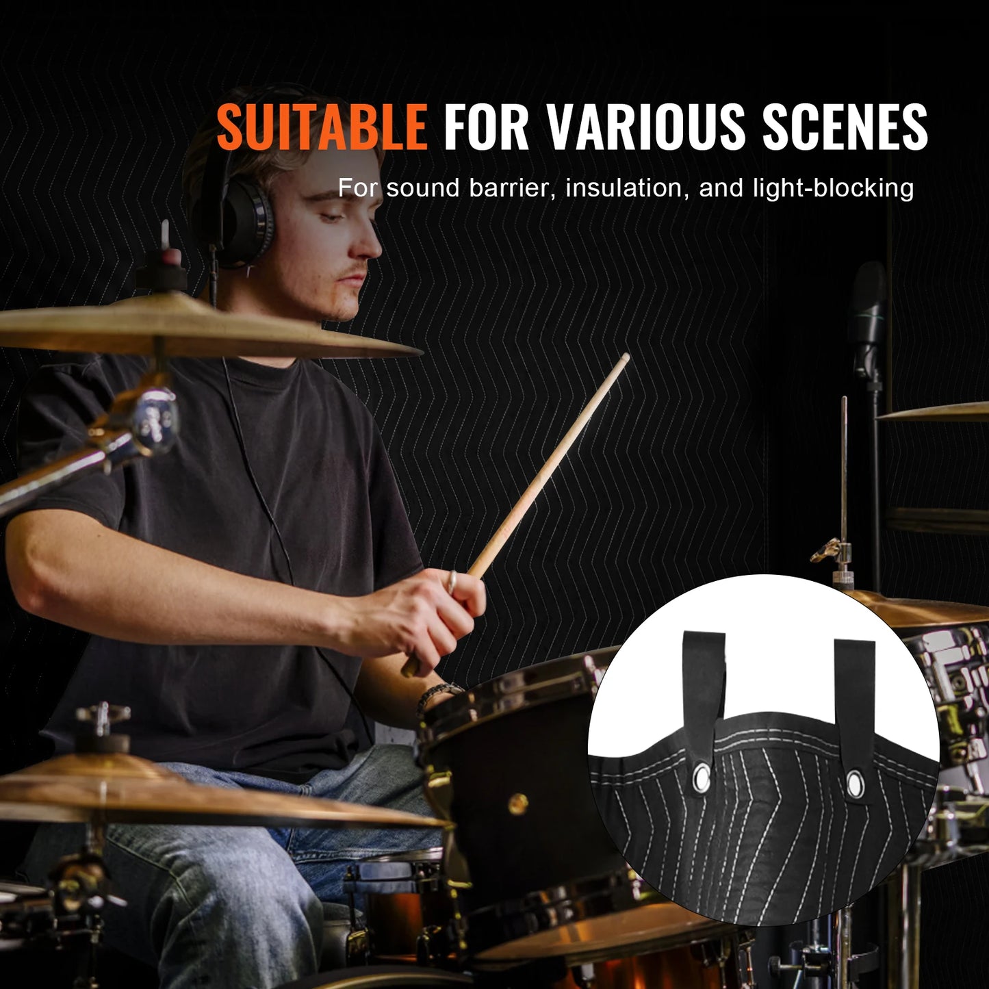 Sound Dampening Acoustic Blanket Noise Blocking Panel