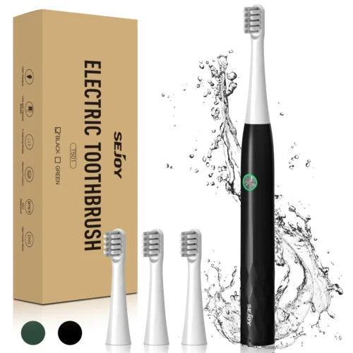 Sejoy Rechargeable Sonic Toothbrush 5 Cleaning Modes