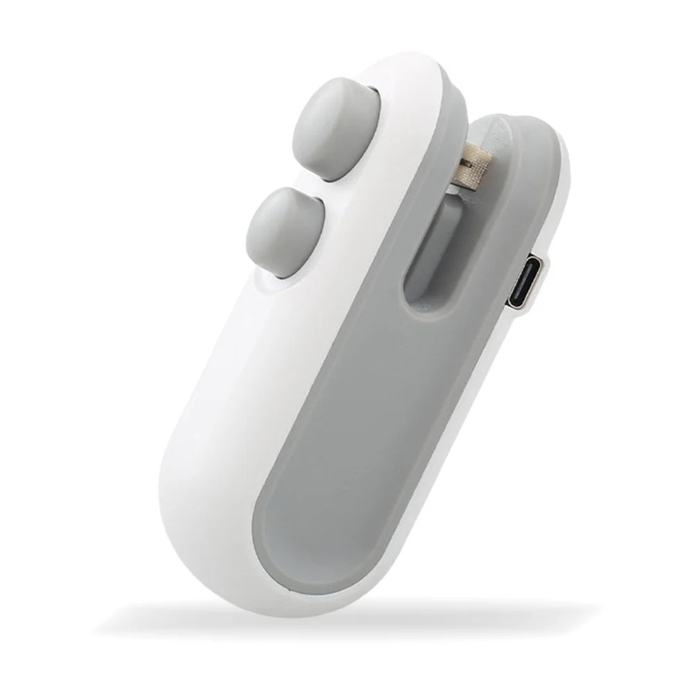 2-In-1 Mini Bag Sealer Cutter Portable Handheld Resealer Machine for Plastic Food Storage Bags