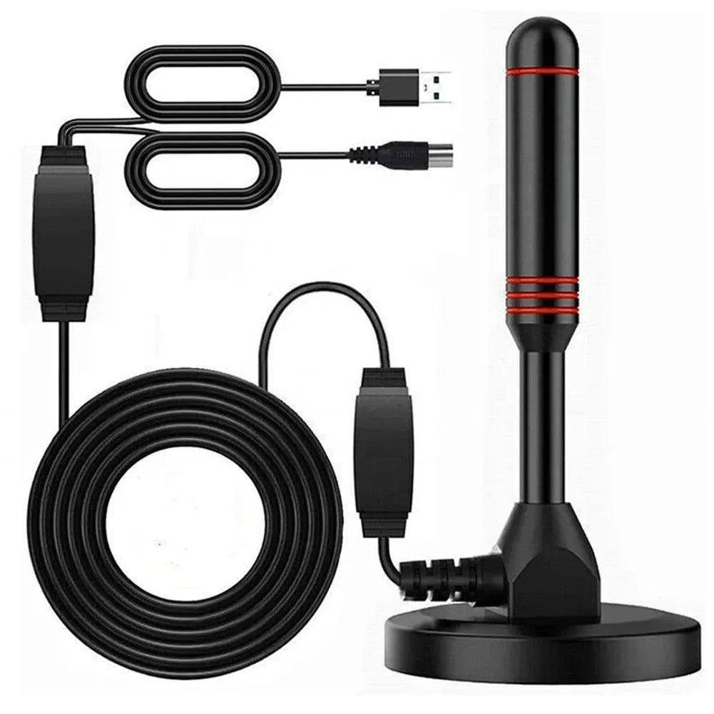 Portable HDTV Antenna with 300cm Coax Cable