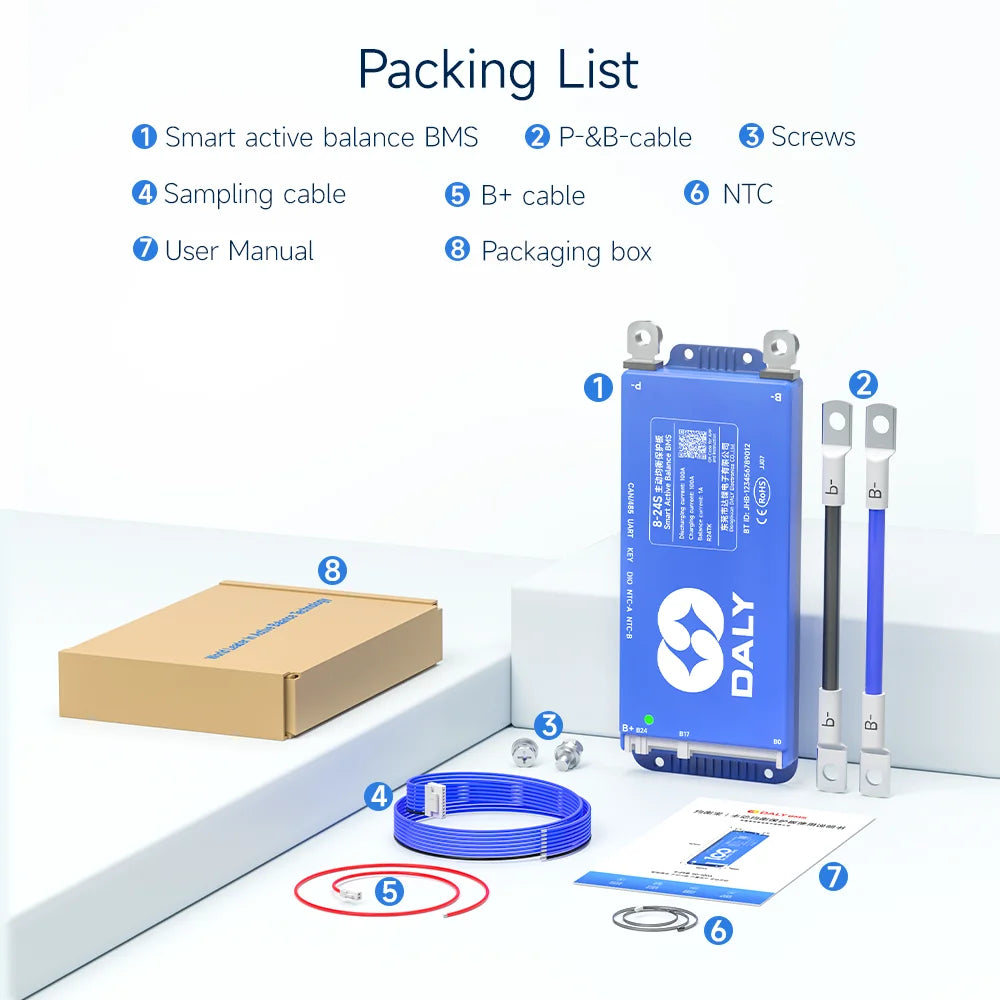 Daly Smart BMS LiFePO4 Bluetooth WiFi