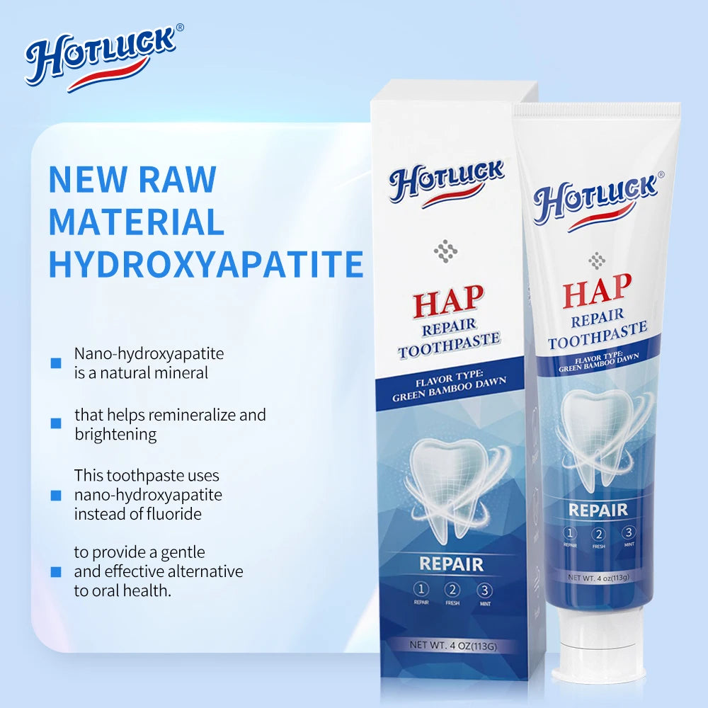 Hotluck Fluoride Free Hydroxyapatite Toothpaste Sensitive Whitening