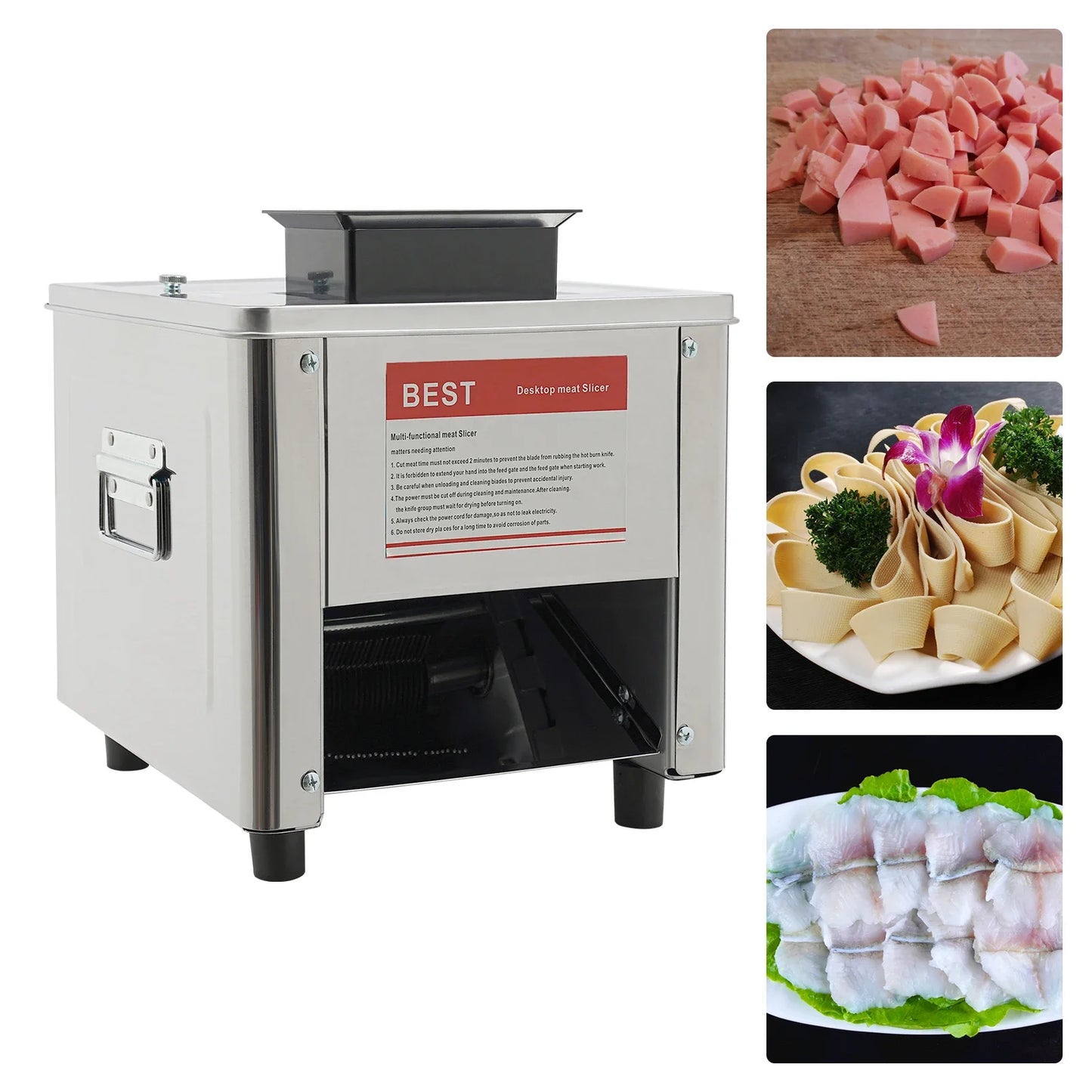 850W Stainless Steel Electric Meat Slicer