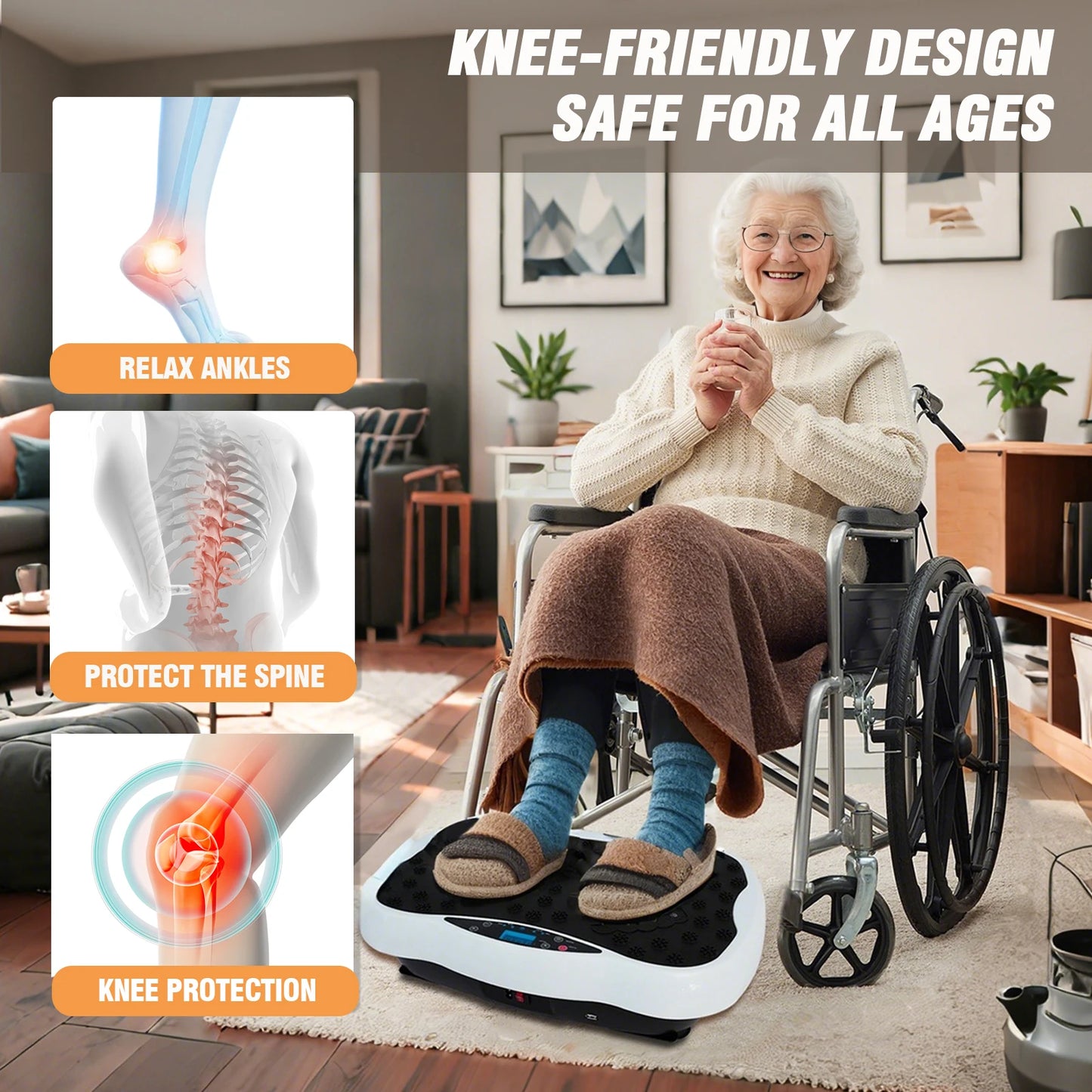 Full Body Vibration Plate Exercise Machine