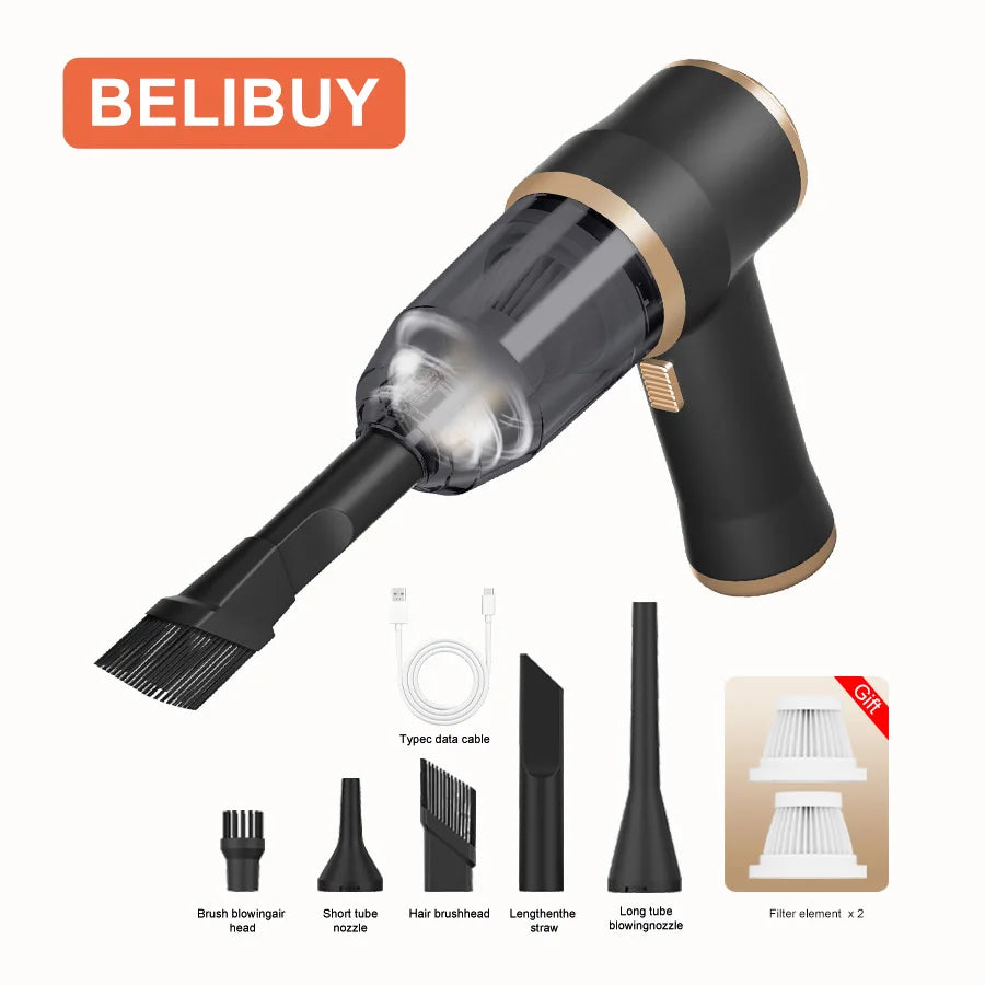 Portable Wireless Car Office Vacuum Cleaner High Power